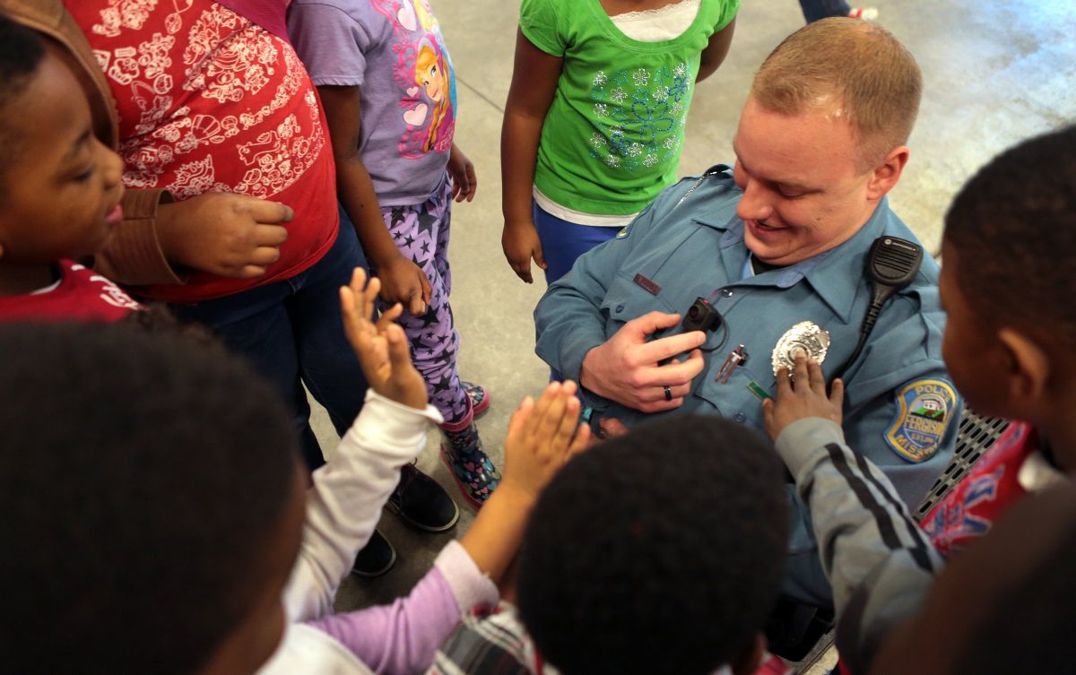 A cop and his body camera